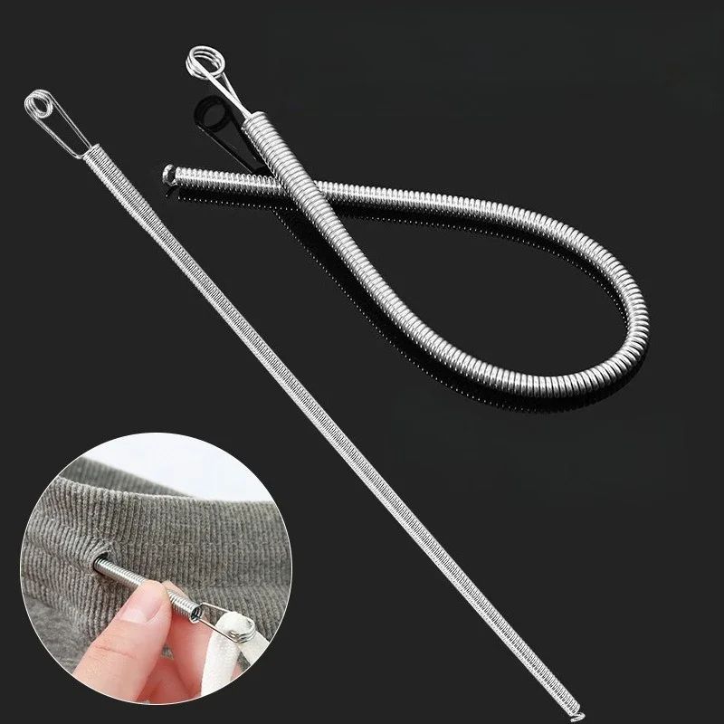 QuickFit Spring Drawstring Threader - Easy Hoodie & Pants String Replacement Tool