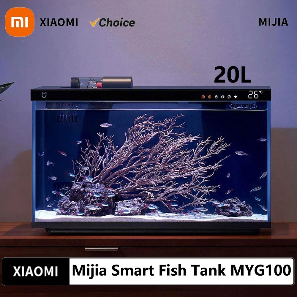 Xiaomi Mijia Smart Fish Tank with Remote Feeding and Smart Lighting System 20L