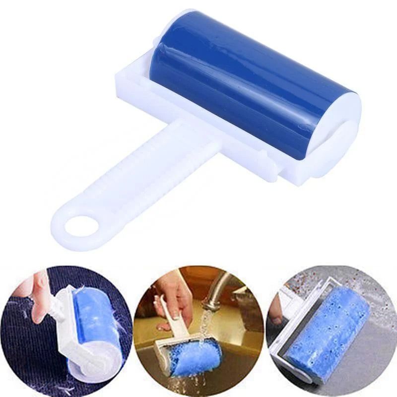 Drum Roll Sticky Hair Remover Portable Reusable Cleaning Brush