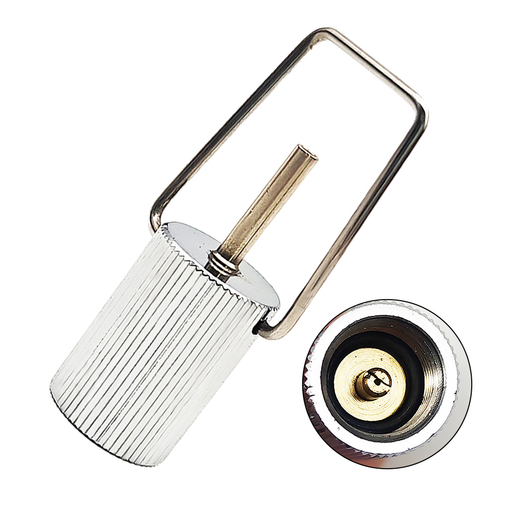 Outdoor Camping Butane Gas Lantern Tank Fill Adapter Practical Copper Camping Fill Adapter for Butane Gas Tanks