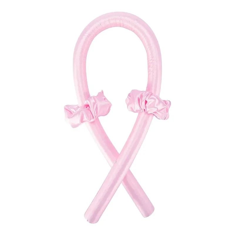 Heatless Curling Rod Headband No Heat Hair Curlers Silk Ribbon Overnight Curlers