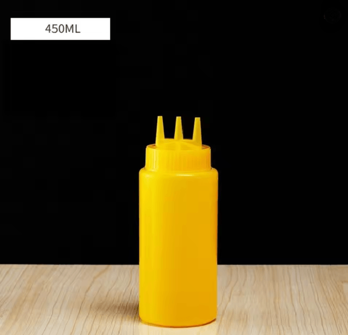 Squeezable Sauce Bottle with Nozzles