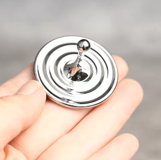 Teardrop Metal Fidget Spinner Premium Zinc Alloy Anxiety Relief Desk Toy