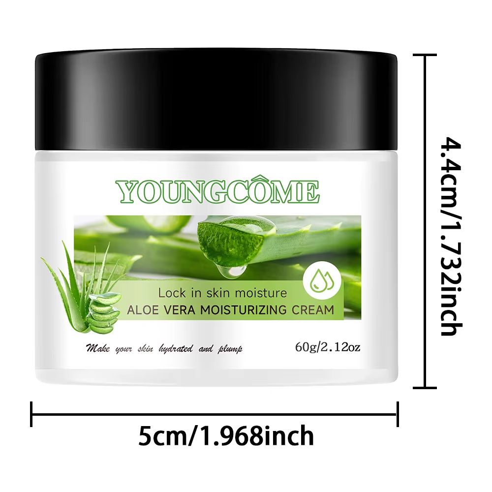 SADOER Aloe Vera Face Cream with Hyaluronic Acid Moisturizer Deep Hydrating Anti Aging Skin Care Cream