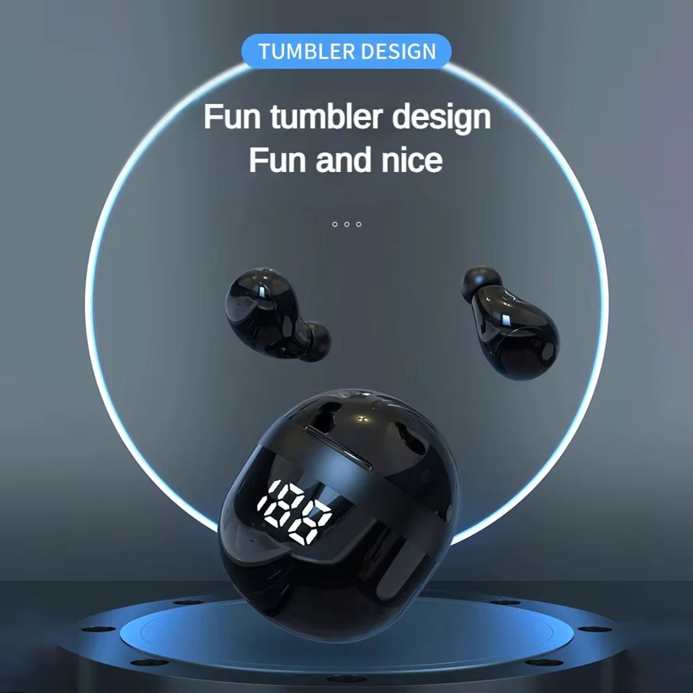 SK18 Mini Invisible Bluetooth 5.3 Headphones – Noise Cancelling Sleeping Earbuds with Mic and Deep Bass