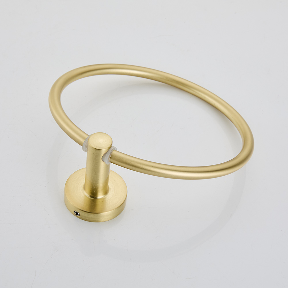 Stainless Steel Bathroom Towel Ring Modern Round Hand Towel Holder