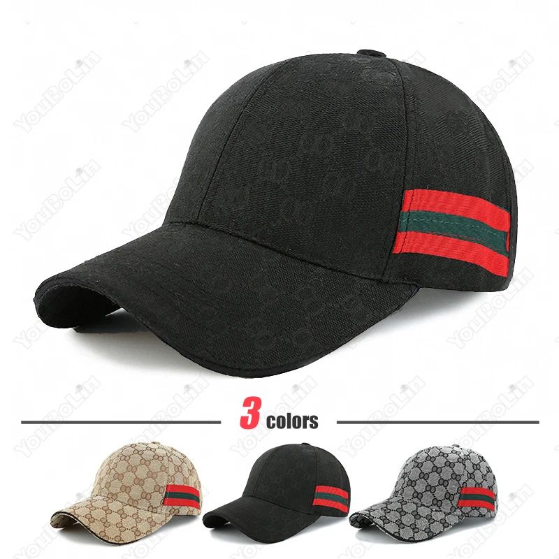 Classic Red Green Stripe Striped Baseball Cap for Men & Women – Casual Dad Hat Trucker Style