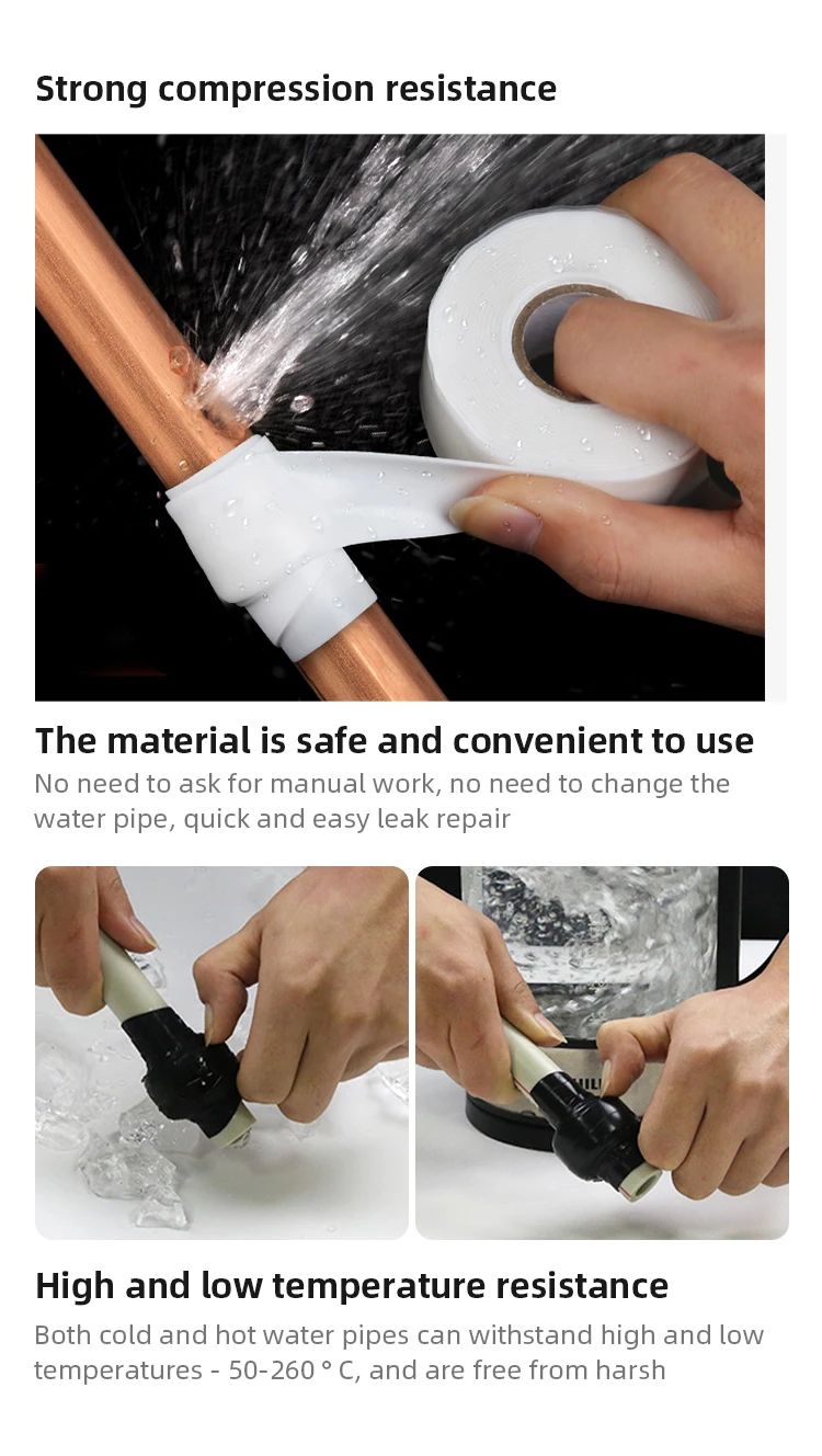 Waterproof Silicone Self Adhesive Repair Tape