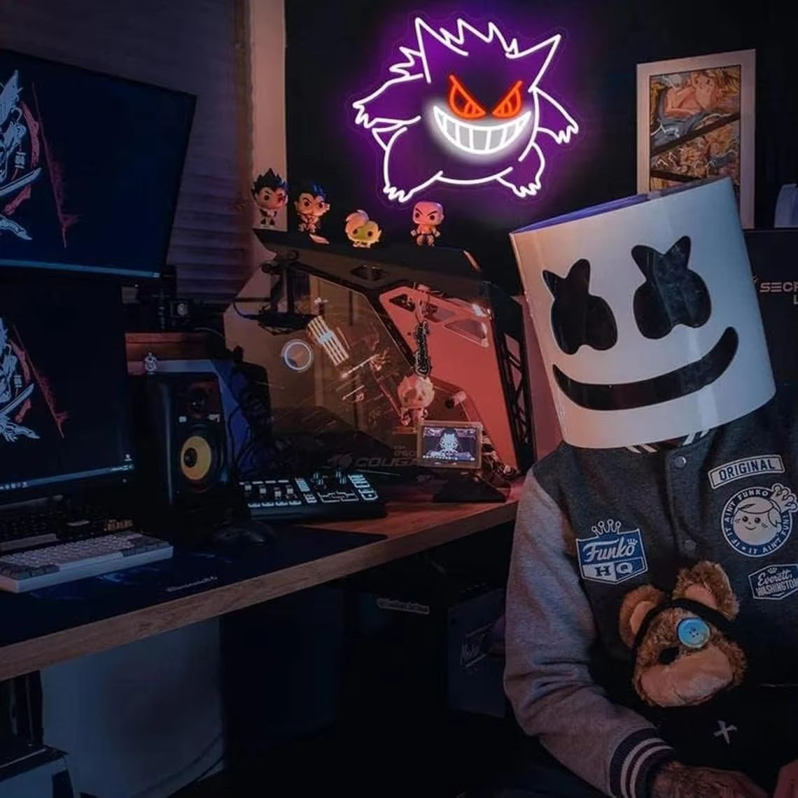 Gengar Cartoon LED Neon Sign