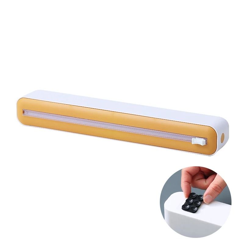 Basalt Glide Dispenser | High-Fidelity Plastic Wrap & Foil Cutter | Executive Culinary Utility Hub