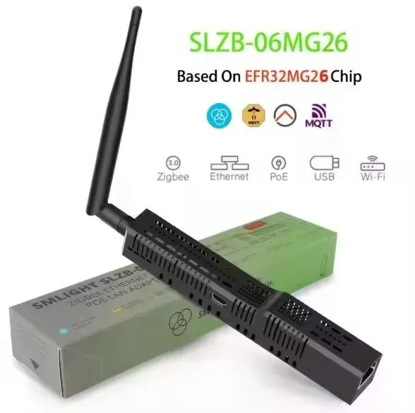 Smart Zigbee 3.0 Adapter with Ethernet, WiFi, USB, and PoE