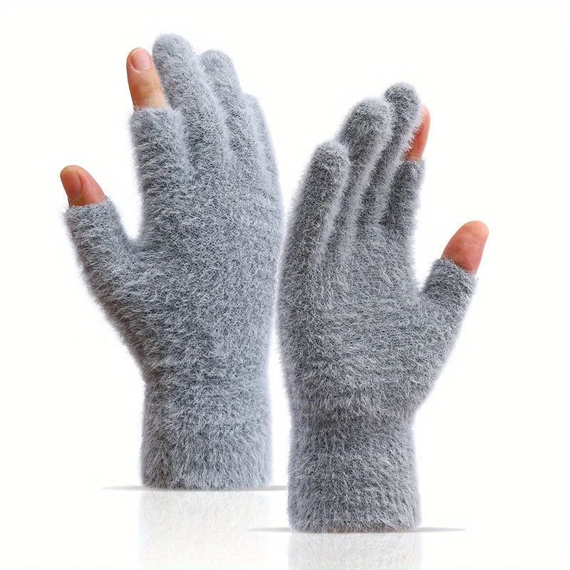 Winter Fingerless Touch Gloves