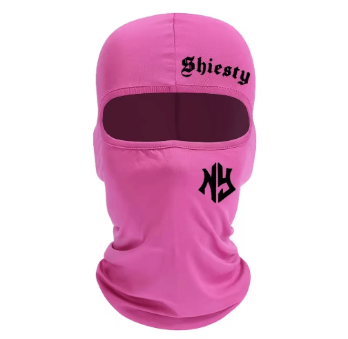 Letter Print Balaclava Face Mask Windproof and Sun Protection Cycling Hat Unisex