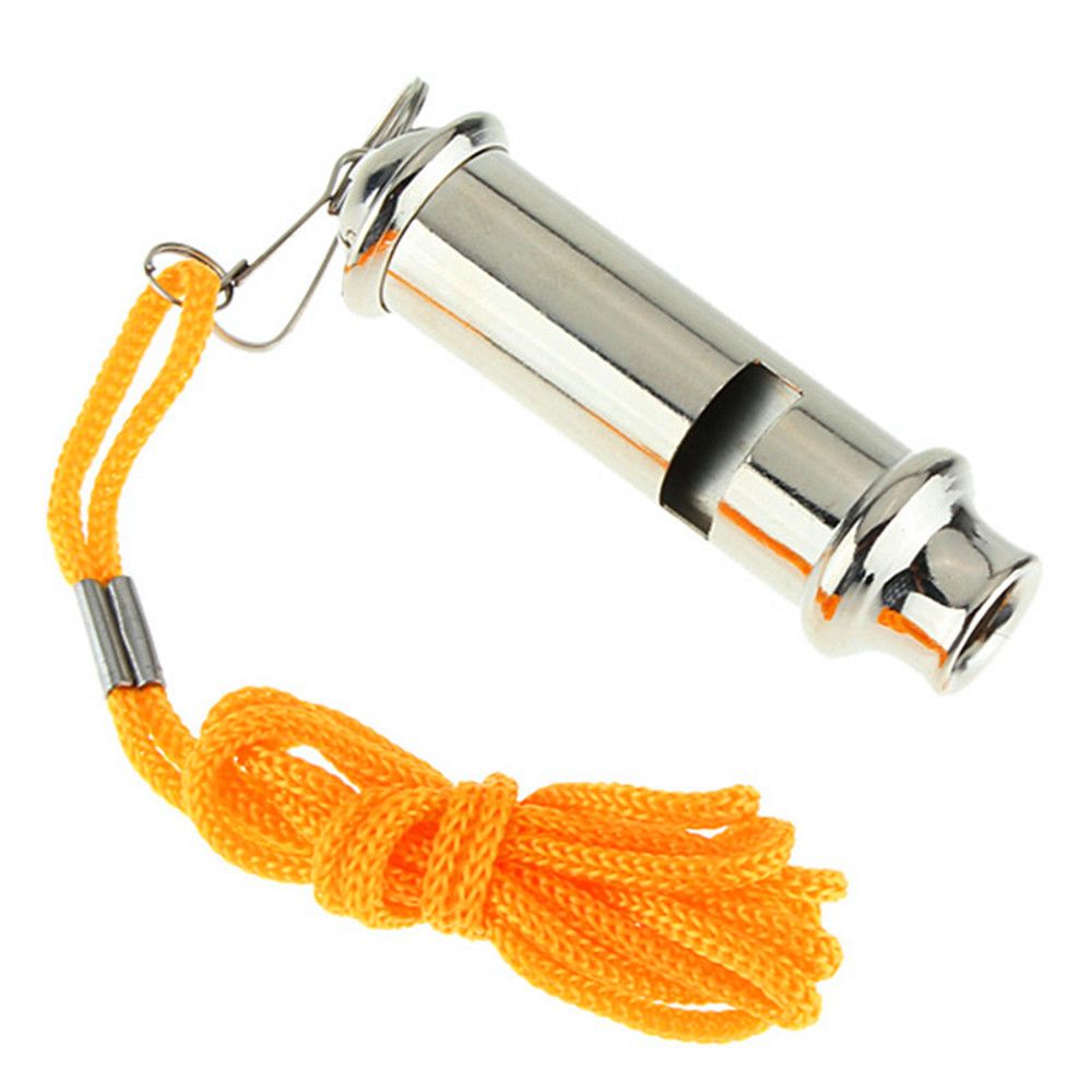 Portable Emergency Security Whistle Durable Metal Traffic & Warning Alert