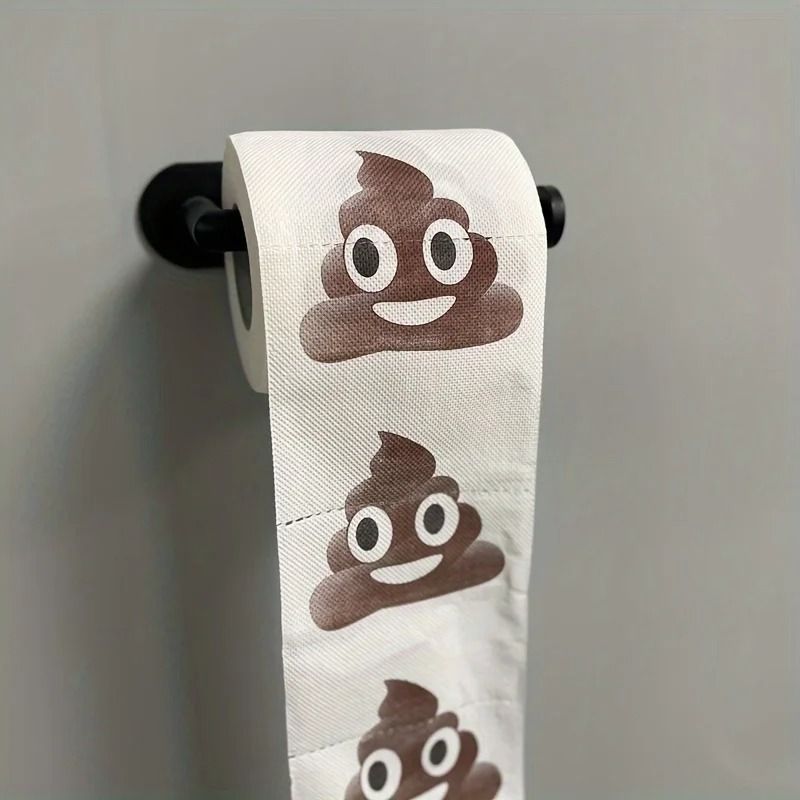 Fun Patterned Toilet Paper Roll and Industrial Grade 3 Layer Specialized Hygiene Hardware