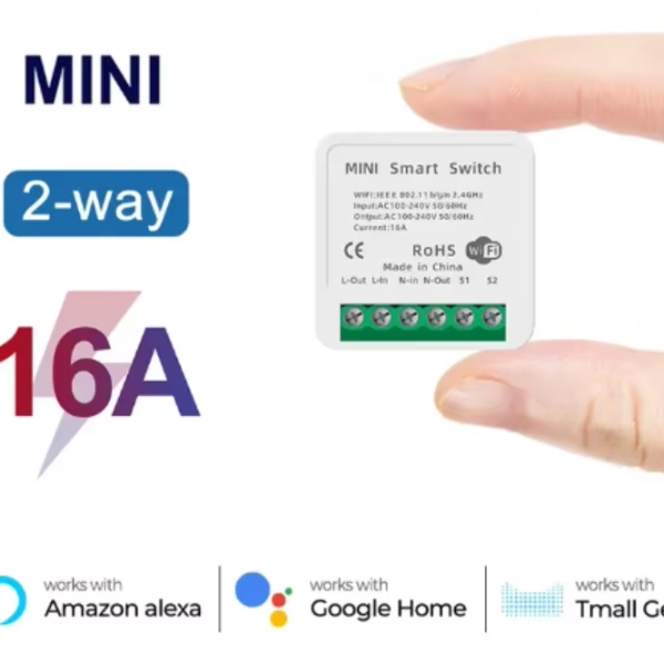 Smart Mini WiFi Switch Module Voice Control with Alexa & Google Home