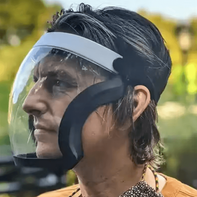 ClearGuard Full Face Anti-Fog Shield Mask – 360° Transparent Protective Visor