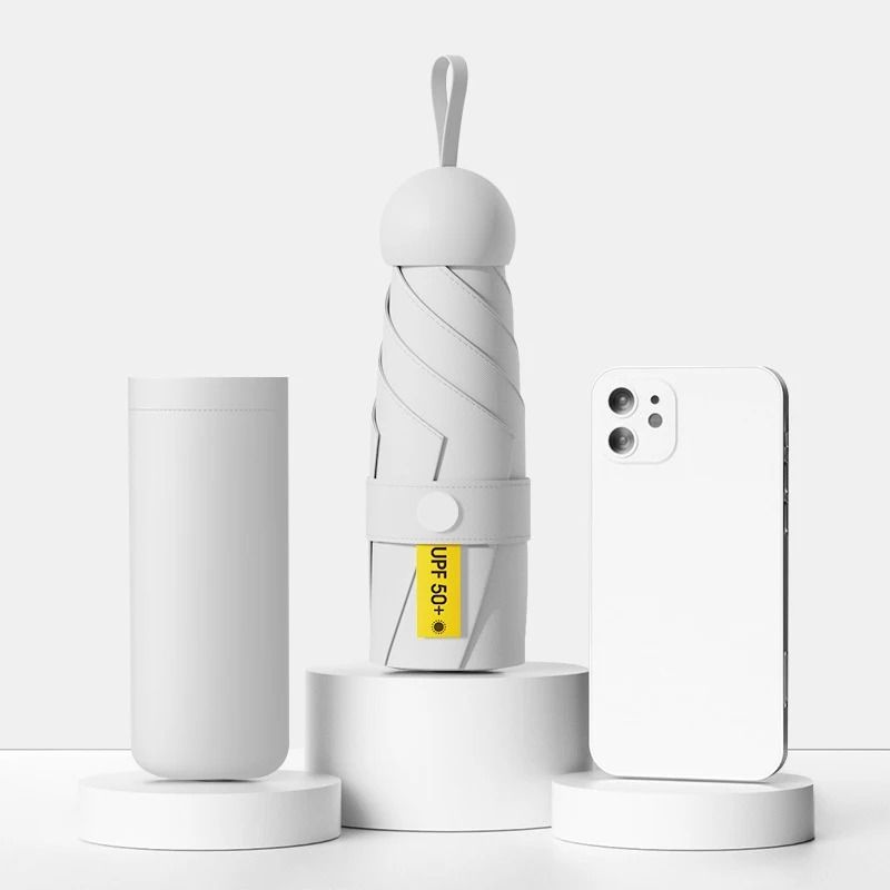 Ultra Light Compact Capsule Travel Umbrella