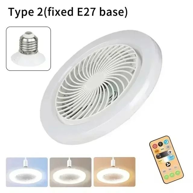 Intelligent 3 in 1 Integrated Ceiling Fan and Light
