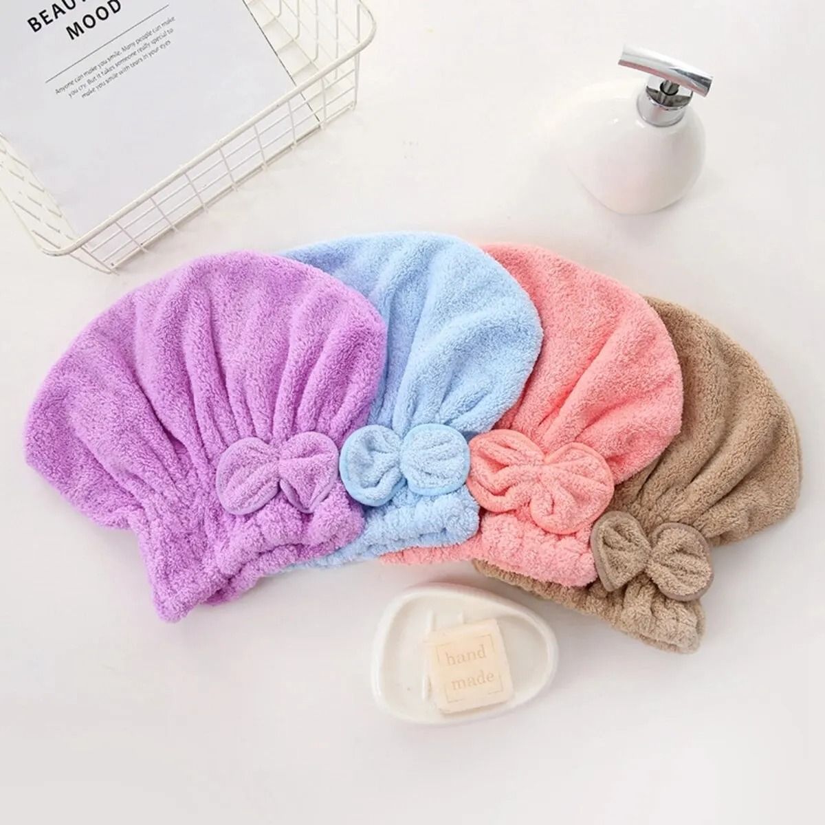 Absorbent Microfiber Capillary Hair Wrap