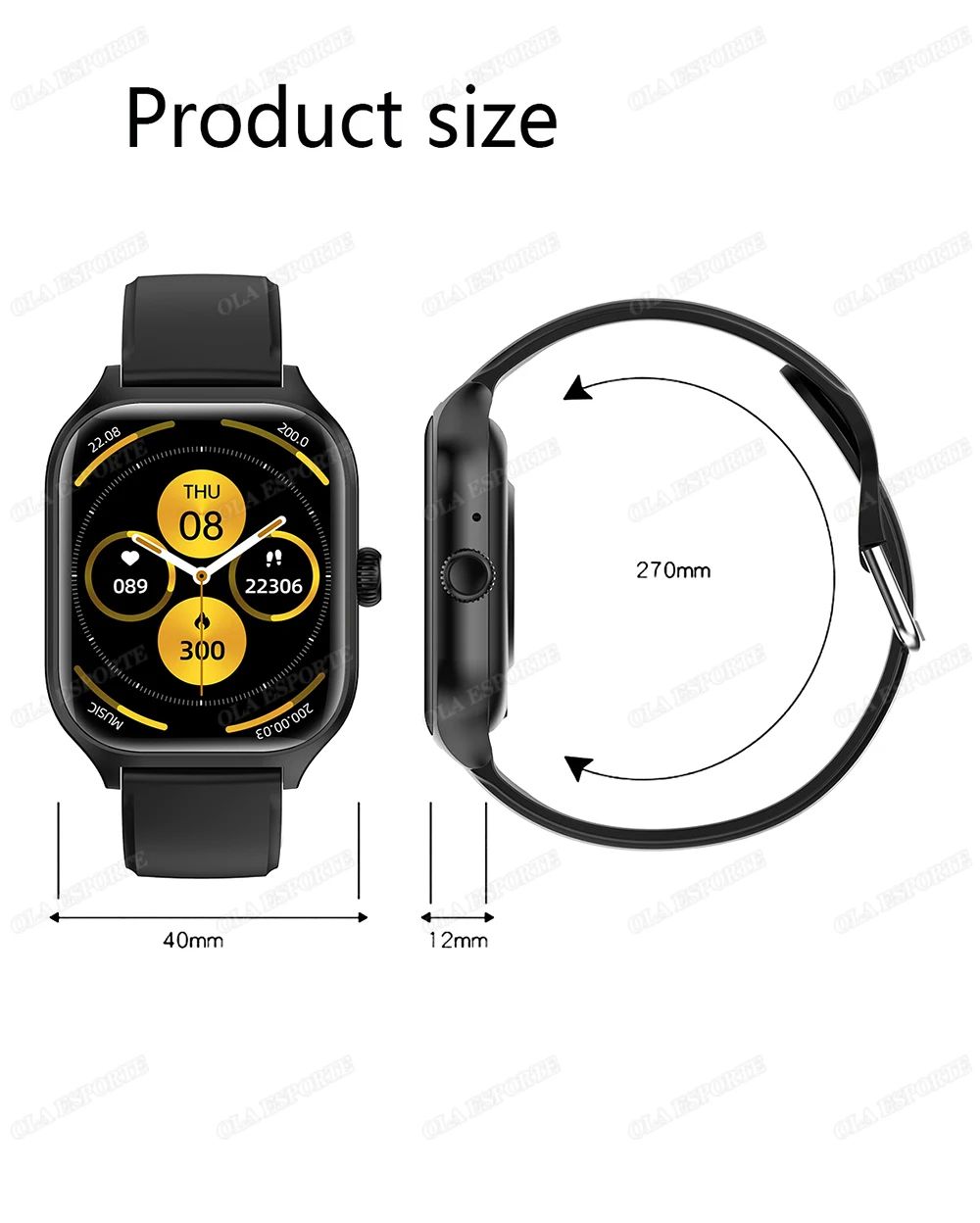 HD Display Bluetooth Smart Watch