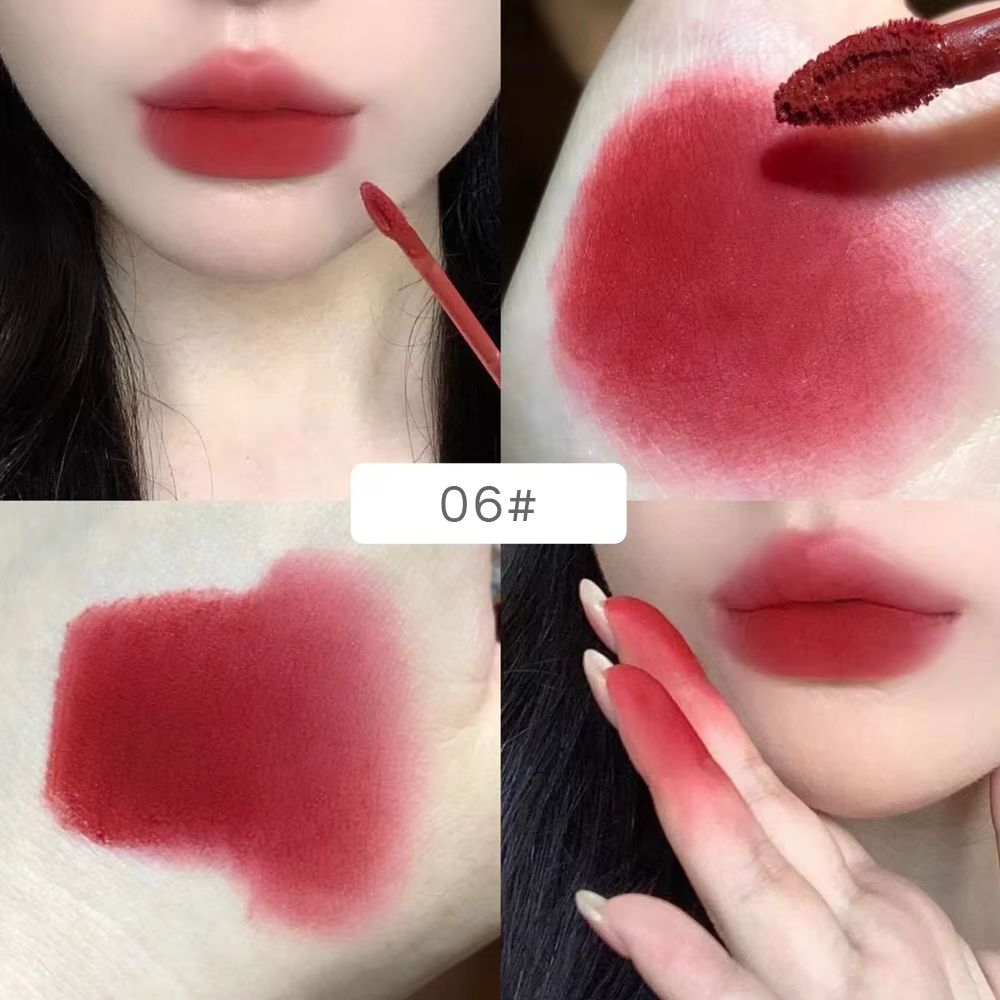 Gege Bear Rabbit Lip Glaze – Long-Lasting Matte Lipstick with Velvet Lip Clay Finish