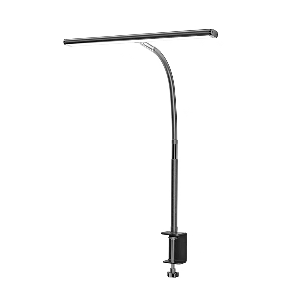 Ultra Bright LED Desk Lamp, with Clamp Mount, 3 Adjustable Heads, Automatic Dimming, Perfect Office Computer Desk Light