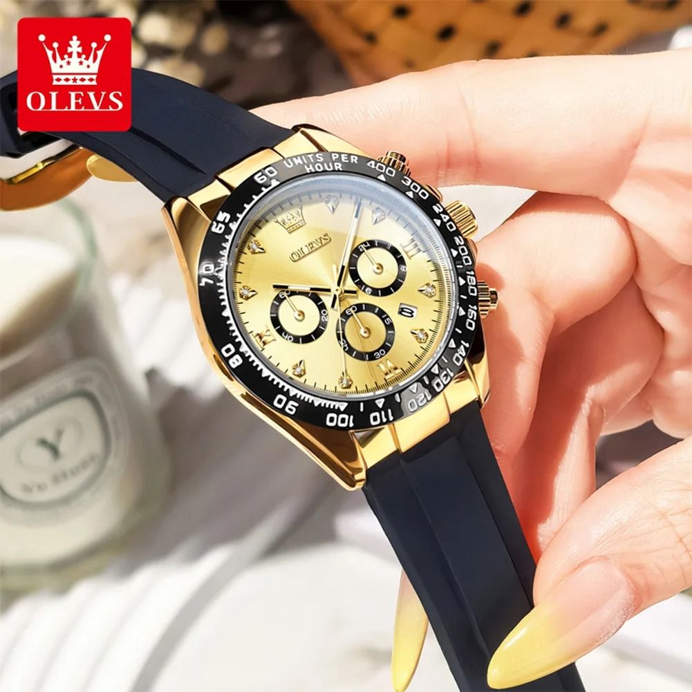 Womens Luxury Quartz Watch with Date and Luminous Display
