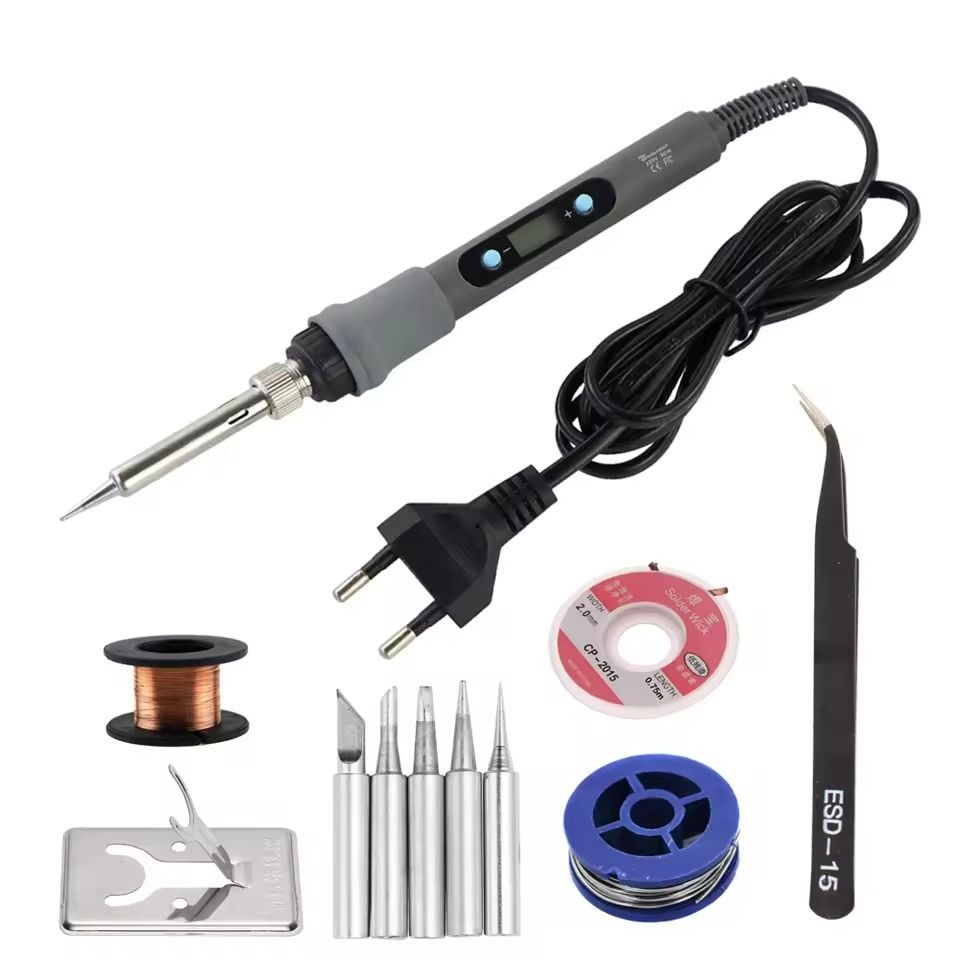 Electric Soldering Iron Adjustable Temperature Digital Display Tool