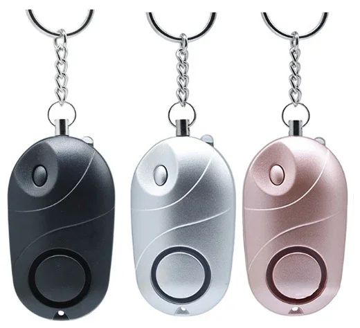 Personal Safety Alarm Keychain with LED Flashlight