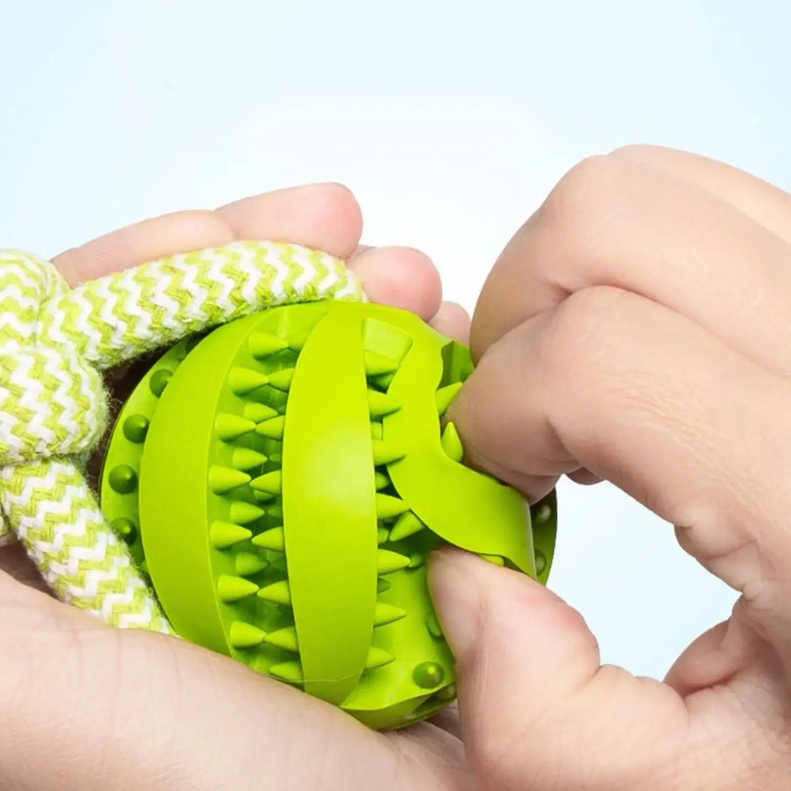 Chewing Bite Resistant Pet Toy, Rubber Leaking Balls, Interactive Dog Toys for Medium Small Dogs