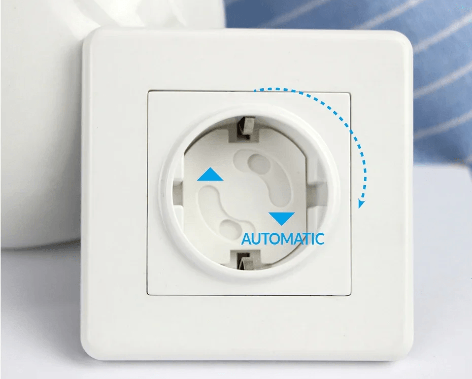 EU Baby Safety Outlet Covers 10 Pack Childproof Electrical Socket Protectors