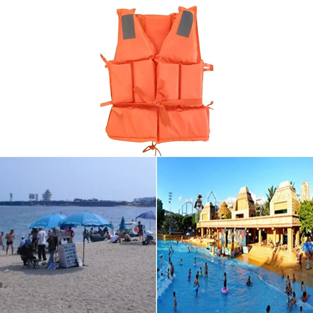 Adult Safety Life Vest with Whistle for Swimming and Water Sports