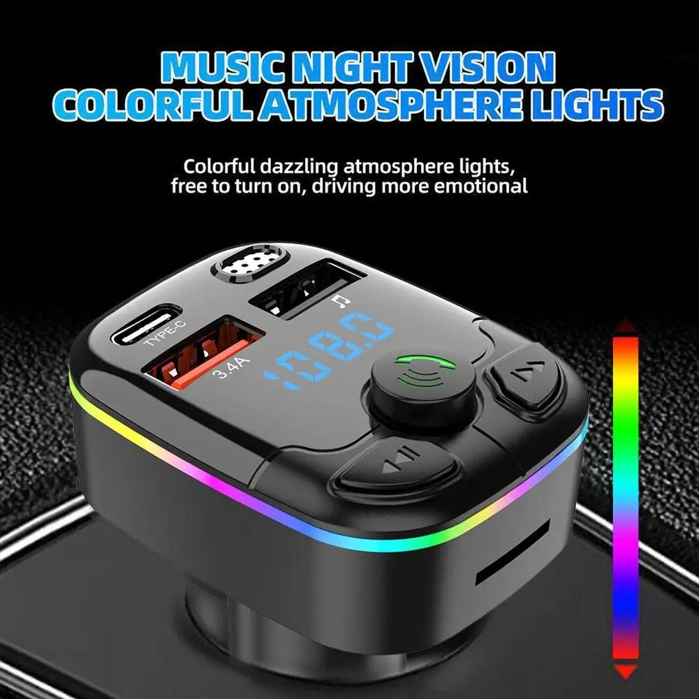 Bluetooth FM Transmitter Car Charger