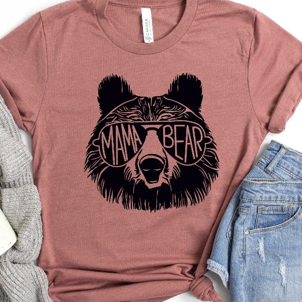 Mama Bear Shirt Mom Life Tee Mothers Day Gift