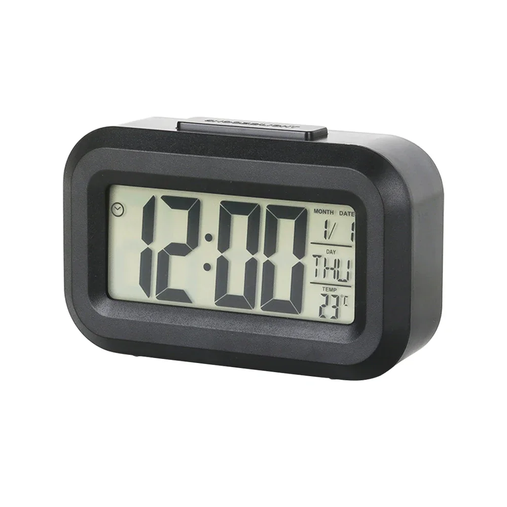 Snooze LED Digital Alarm Clock with Backlight and Data Time Calendar Multifunctional Desk Clock