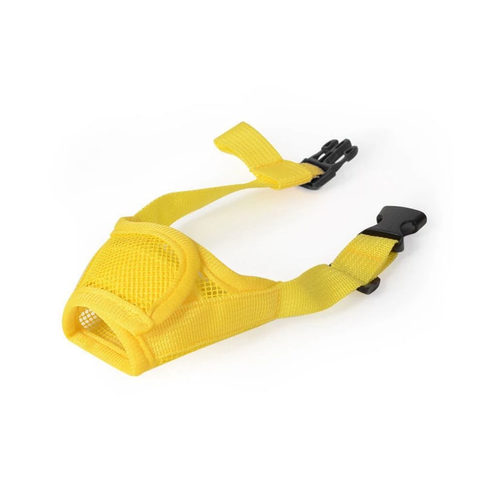 Adjustable Mesh Dog Muzzle Breathable Pet Mouth Cover