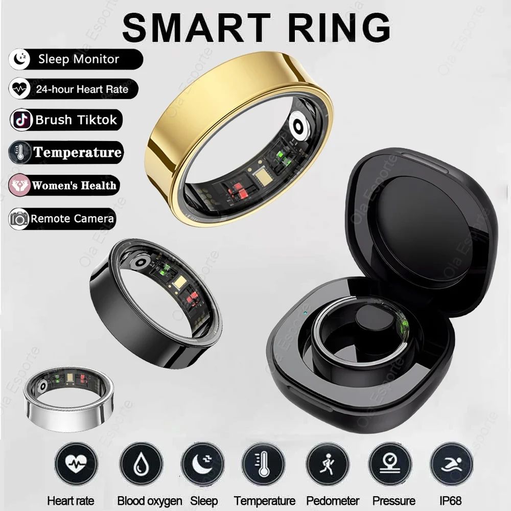 R09 Smart Health Fitness Ring Heart Rate SpO2 Sleep Tracker