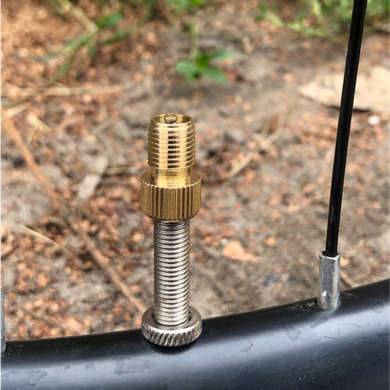 Presta to Schrader Valve Adapter Premium Bike Tire Converter