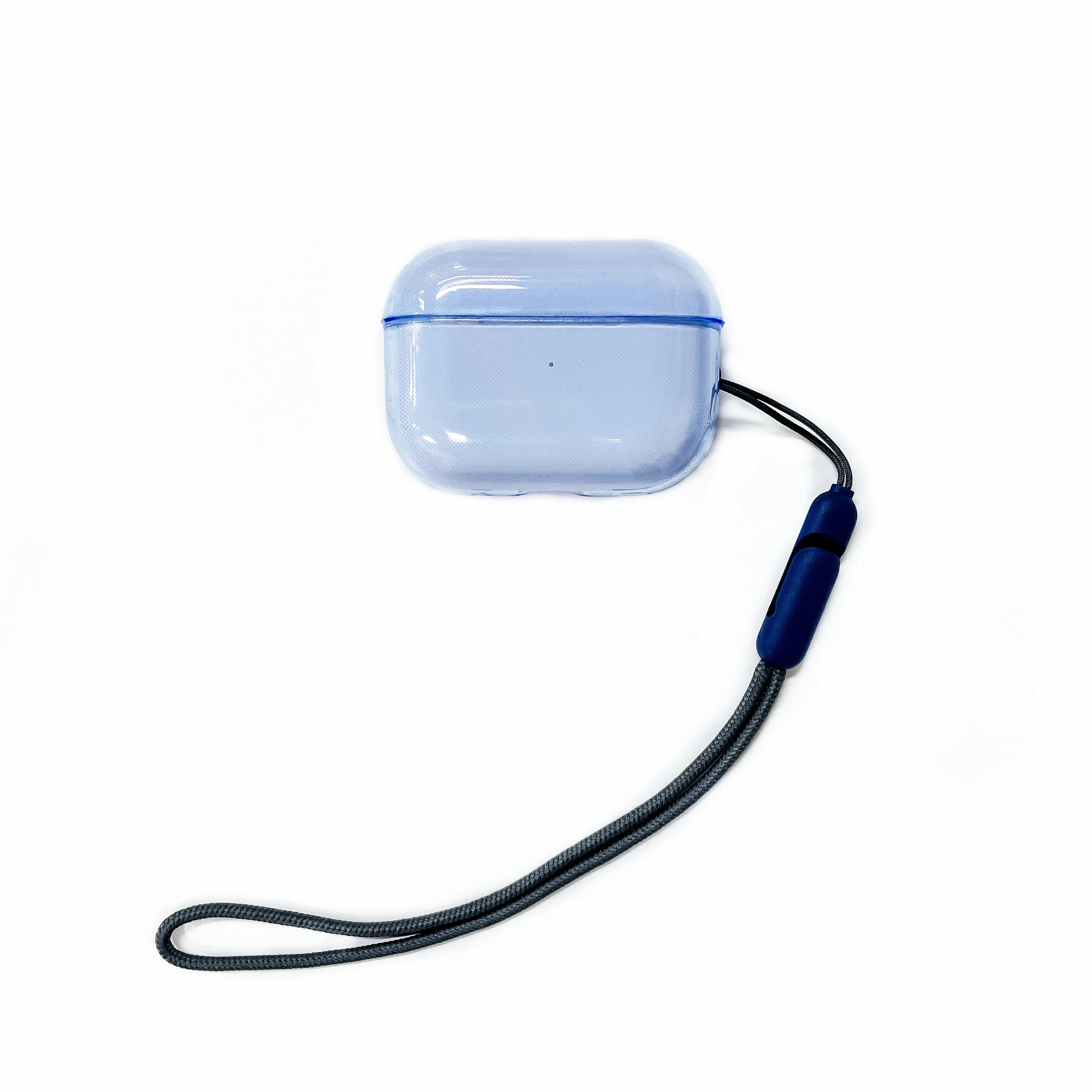 Clear Transparent AirPods Pro 2 Protective Case with Lanyard – Shockproof Soft TPU Cover
