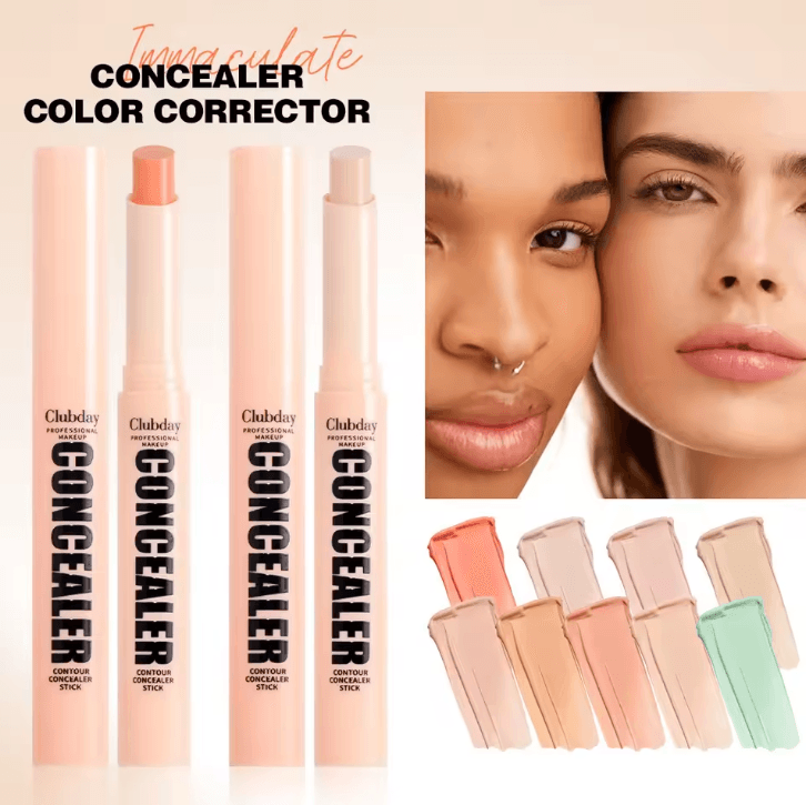Clubday 9-Color Face Contour Pen – Waterproof Matte Contour Concealer Stick for Face & Body Sculpting