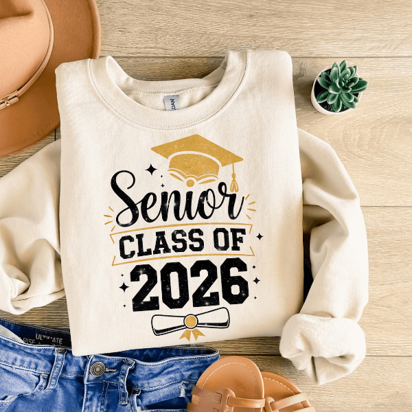Senior Class of 2026 Shirt Vintage Class of 2026 Shirt Graduation 2026 Tee Unisex