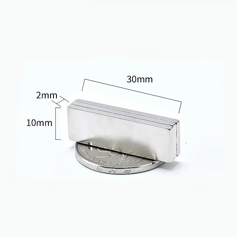 10pcs/lot N52 Square Neodymium Magnets | Ultra-Strong Rare Earth Industrial Magnets