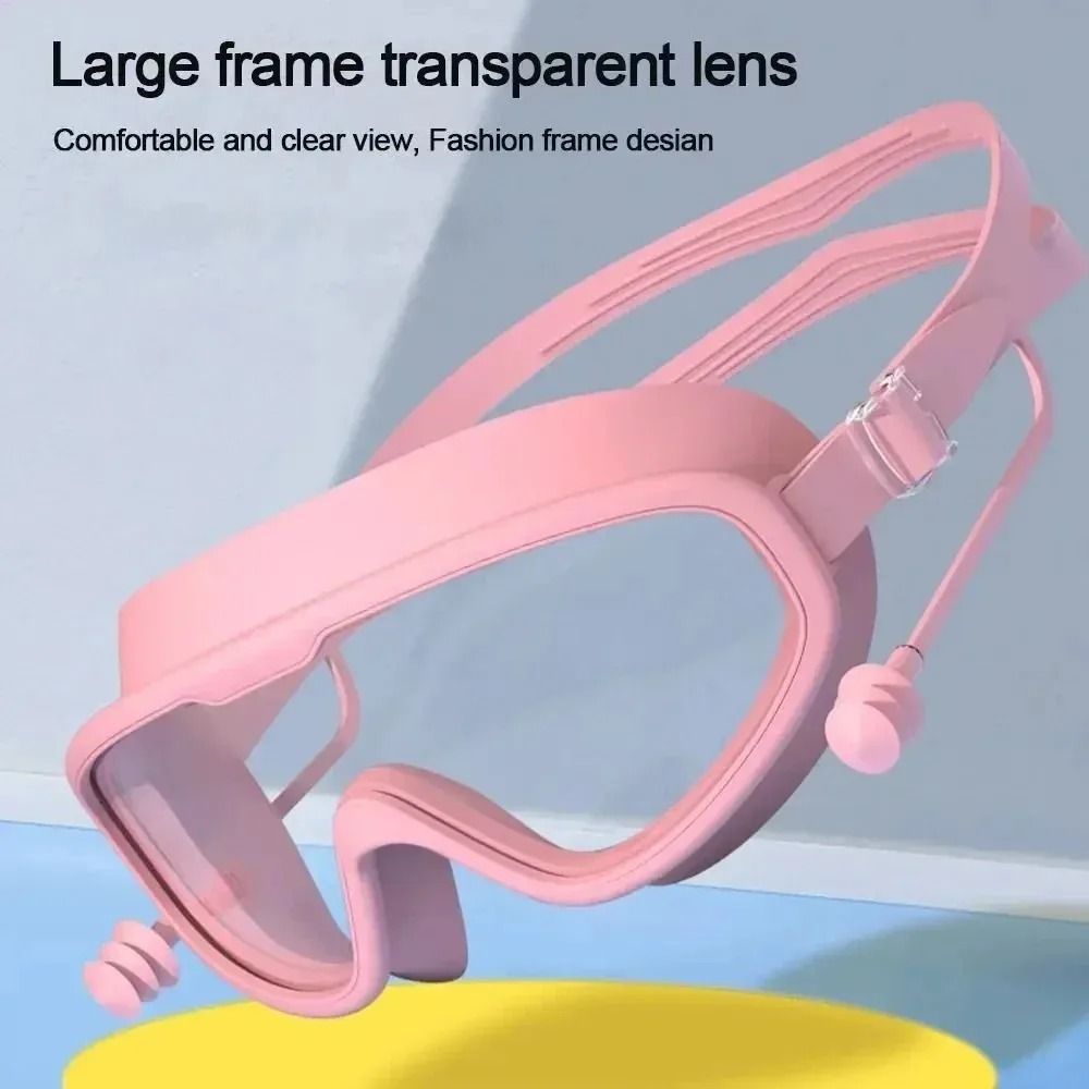 ProView Anti Fog Swimming Goggles HD Professional Swim Goggles with Silicone Seal and Earplugs
