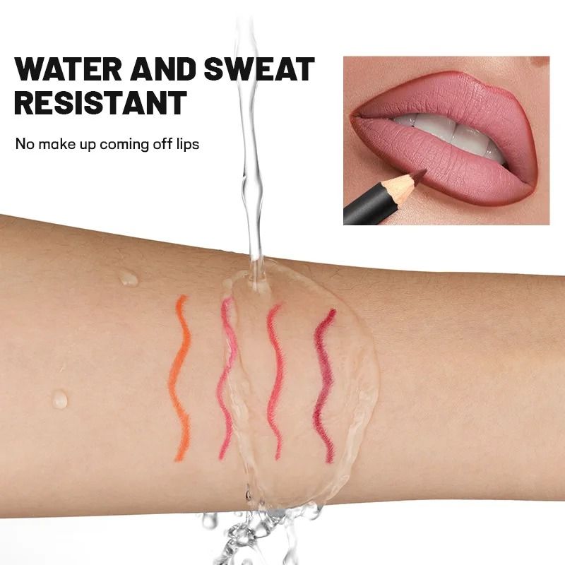 Waterproof Matte Lipliner Pencil Set