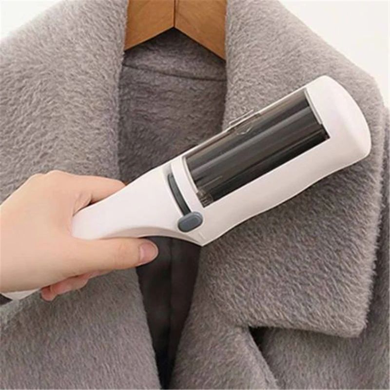 Portable Lint Roller Clothes Hair Removal Brush