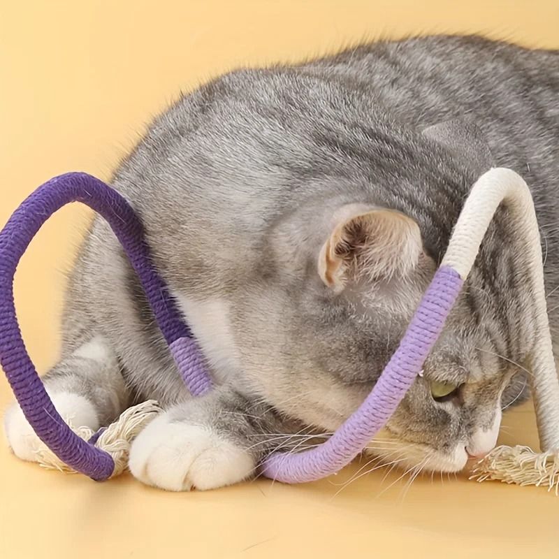 Cat Bite Rope Toy Durable Teething Chew Rope