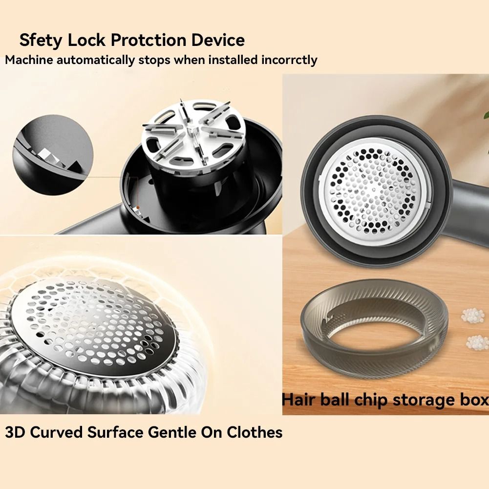 Digital Display Fabric Shaver – Professional Rechargeable Lint & Pill Remover