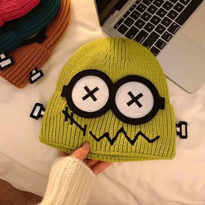 Big Eyes Cartoon Ear Protection Hat