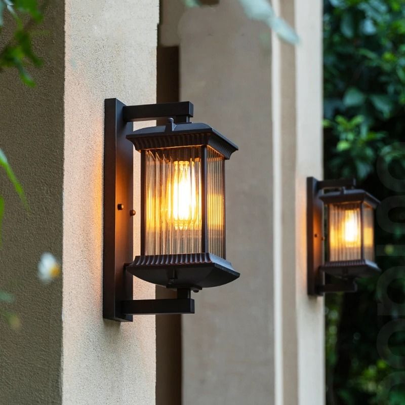 Waterproof Outdoor Wall Lamp for Garden, Porch, and Gate Lighting